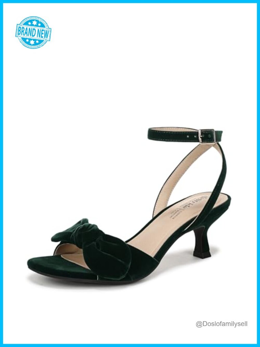 LifeStride Nola Strappy Velvet Dress Sandals with Bow